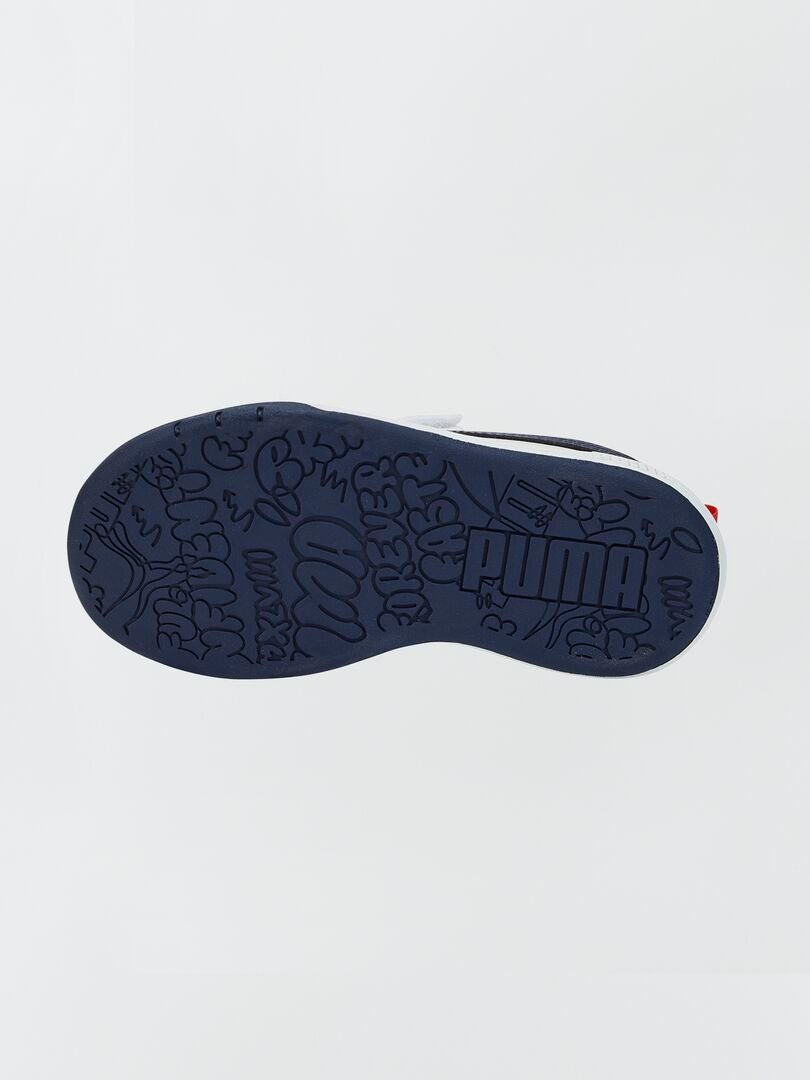 Tênis multiflex tricolor 'Puma' - branco