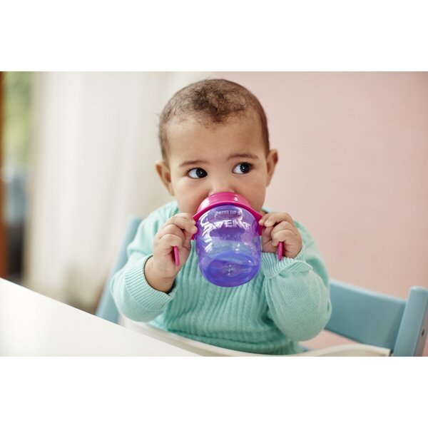 Philips Avent 6+M šoljica sa izlivom<br>roze, ljubičasta, 200ml