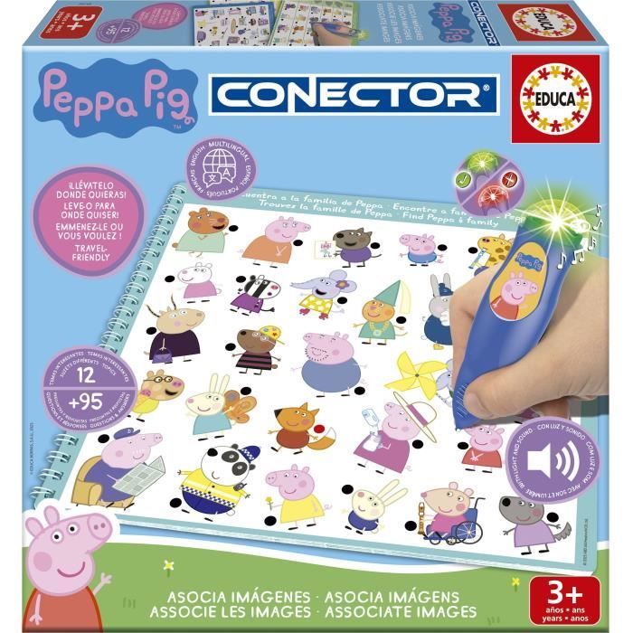 Conector Junior - Gioco educativo elettronico - EDUCA - Peppa Pig - Apprendimento interattivo - Età 3+