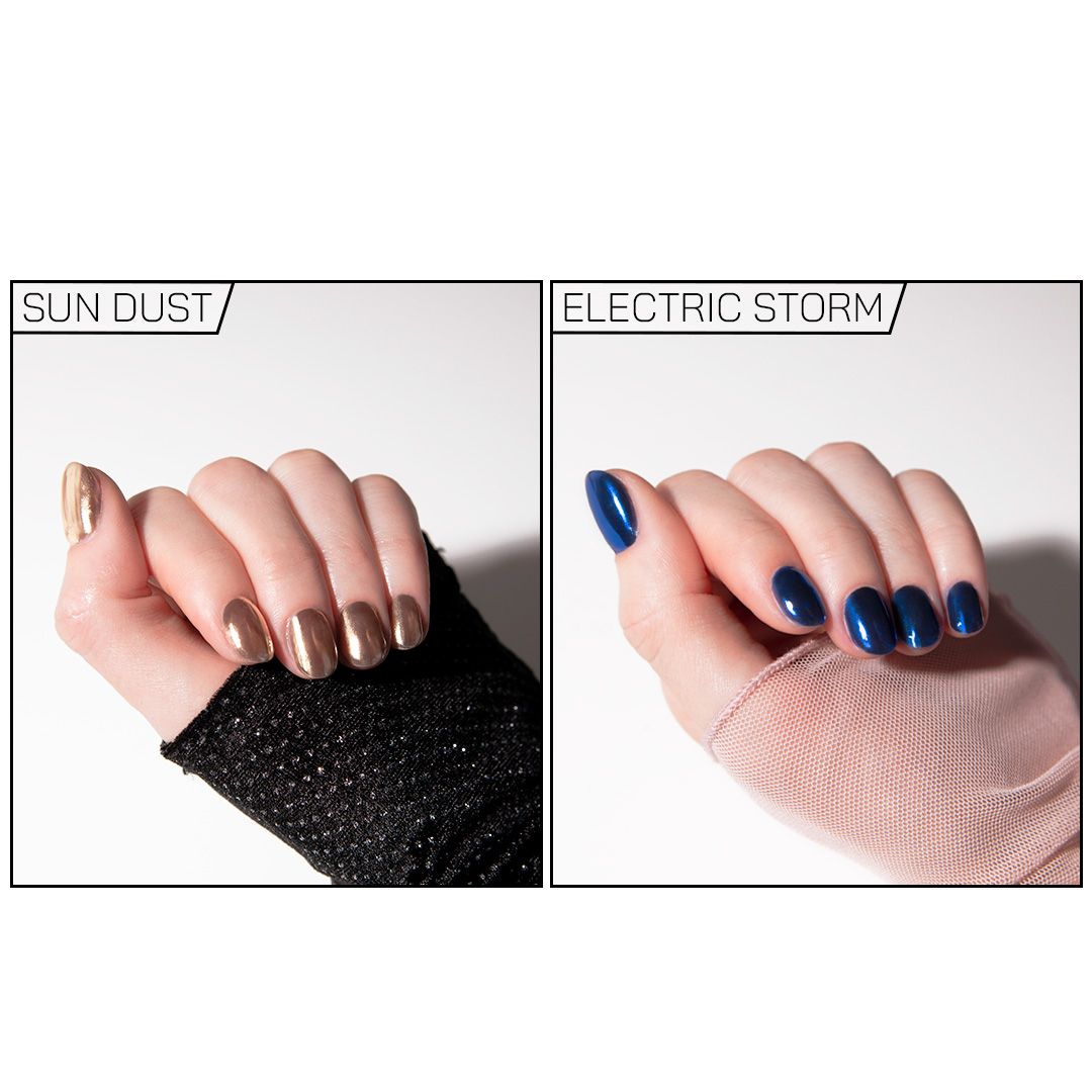 Party Lab Chrome My Nails kovinski učinek Dekoracija in poslikava nohtov