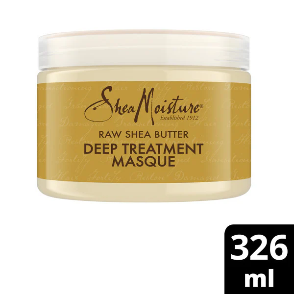 Maschera per capelli SheaMoisture al burro di karité grezzo - Trattamento intensivo 326 ml