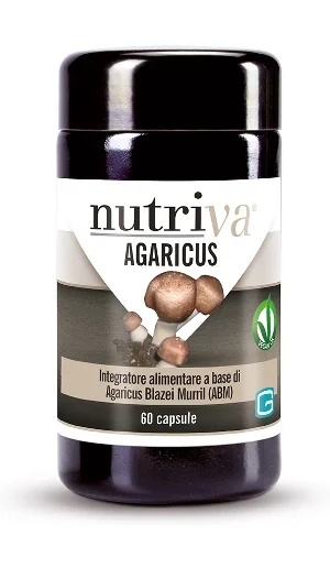 NUTRIVA Nutriva Agaricus ABM-supplement 60 plantaardige capsules