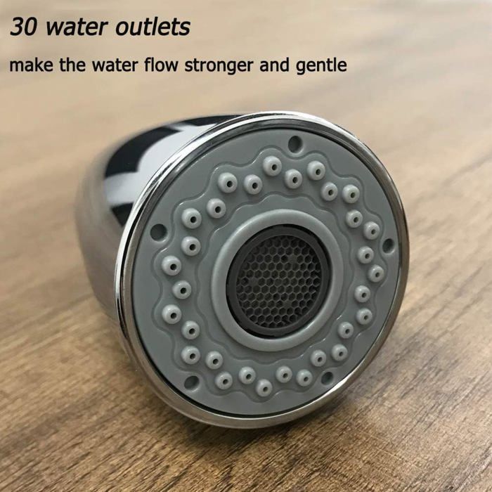 Douchette Robinet Cuisine 2 Jets Tête de Robinet de Rechange Douchette pour Robinet Remplacement Douchette pour Mitigeur Cuisine