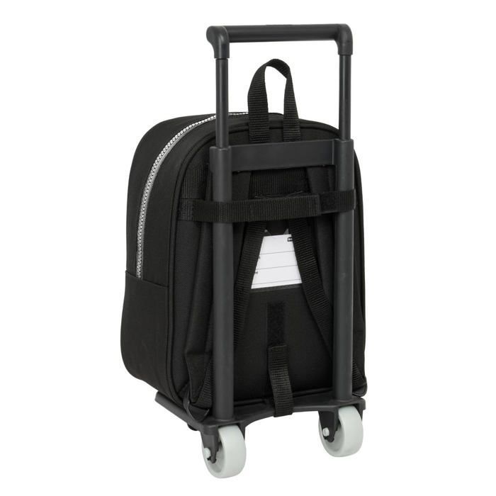 Sac à dos à roulettes enfant - safta - M280 - Multicolore - 22x10x27 cm - Polyester - Caricature - Chariot - Réglable