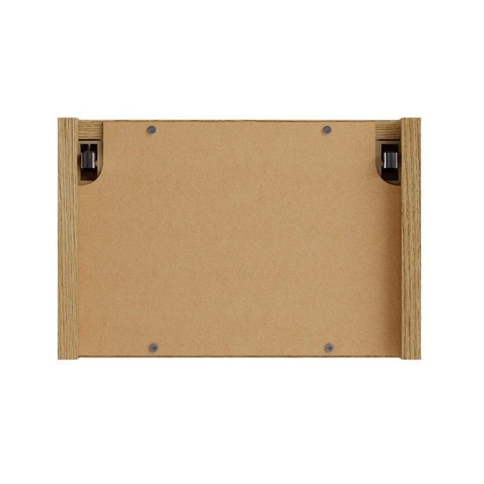Cube de rangement salle de bain VANO 30 cm chêne suspendu avec niche