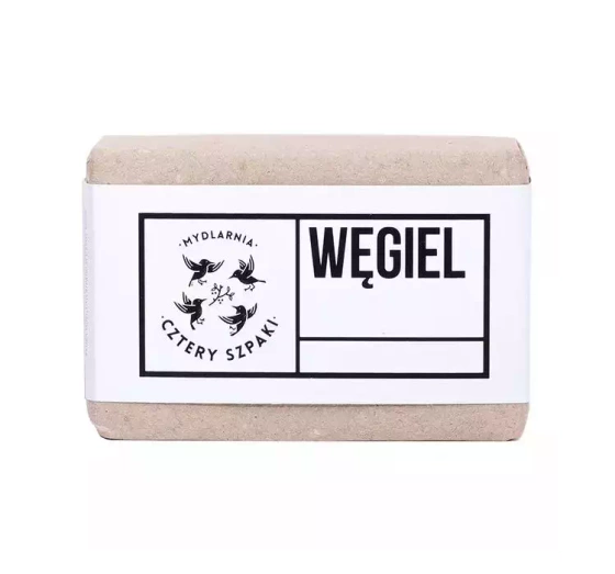 MYDLARNIA CZTERY SZPAKI WĘGIEL MYDŁO WĘGLOWE 110G