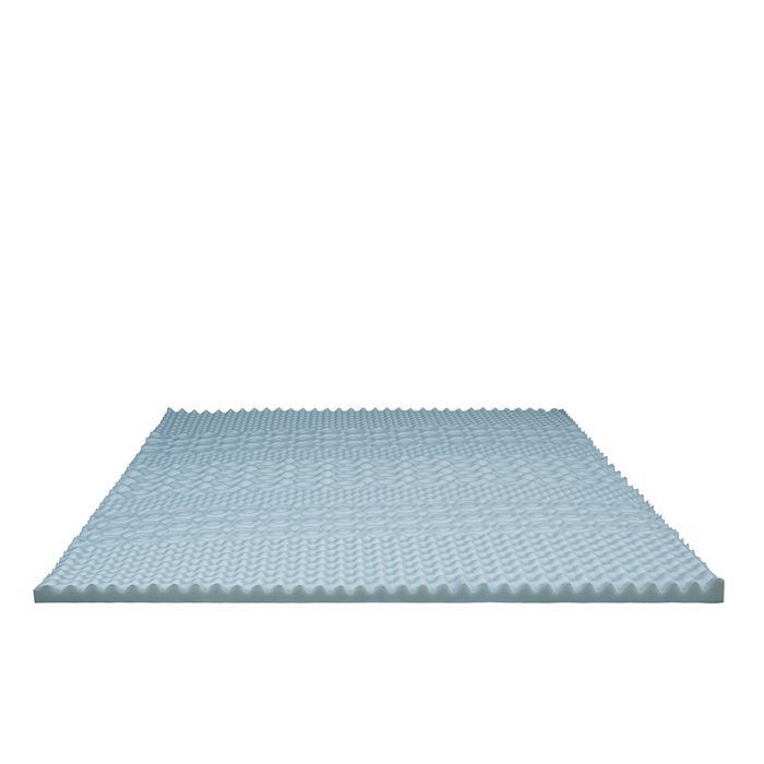 Refresh Gel Foam Mattress Topper 180x200 cm Memory Foam with Thermoregulating Gel 7 Comfort Zones