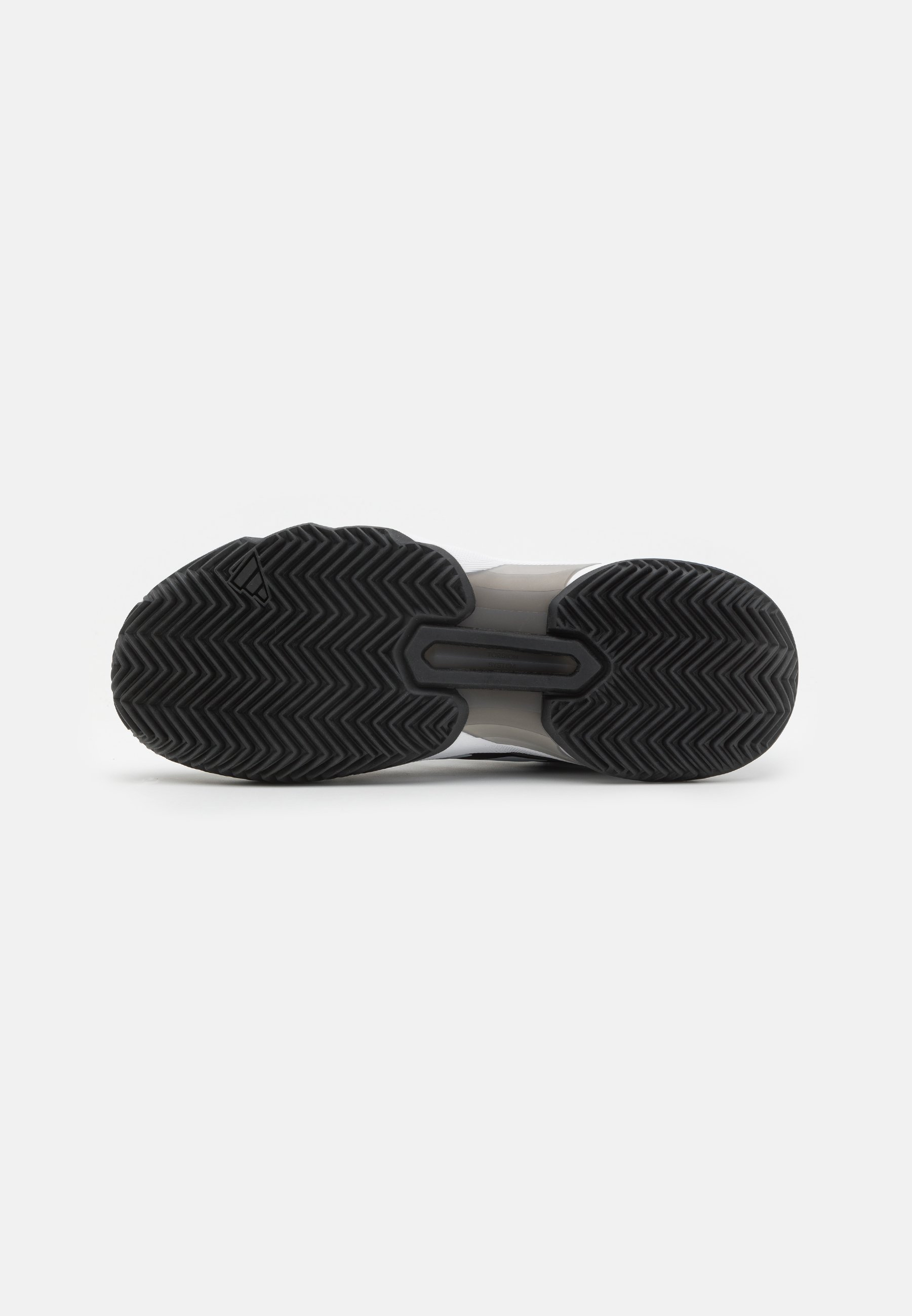 adidas Performance COURTJAM CONTROL 3 CLAY - Tennissko for grus - core black/cloud white/grey four