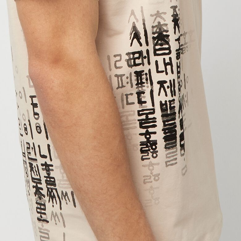 T-Shirt mit Flockdruck