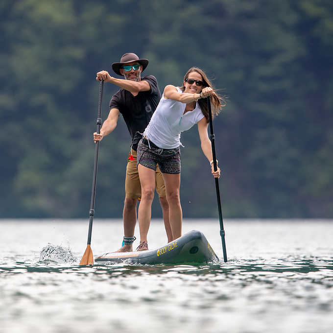 Body Glove Tandem 15' Uppblåsbar Stand-Up Paddleboard för 2 Personer Paket