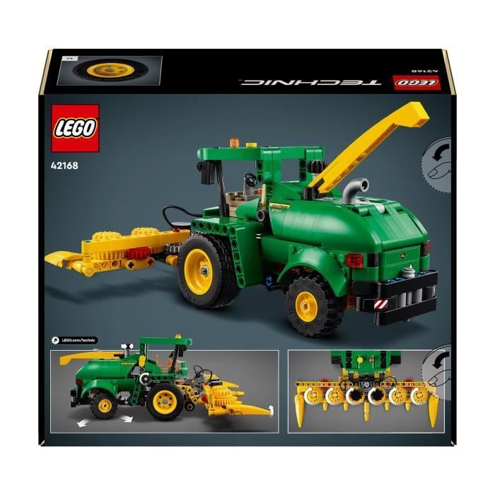 LEGO® 42168 Technic John Deere 9700 Cosechadora de forraje, juguete de tractor agrícola, regalo para niños de 9 años en adelante