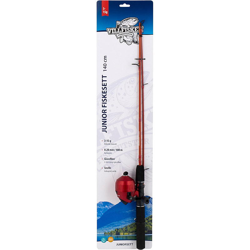 Villfisken Angelset Junior 140 cm Villfisken