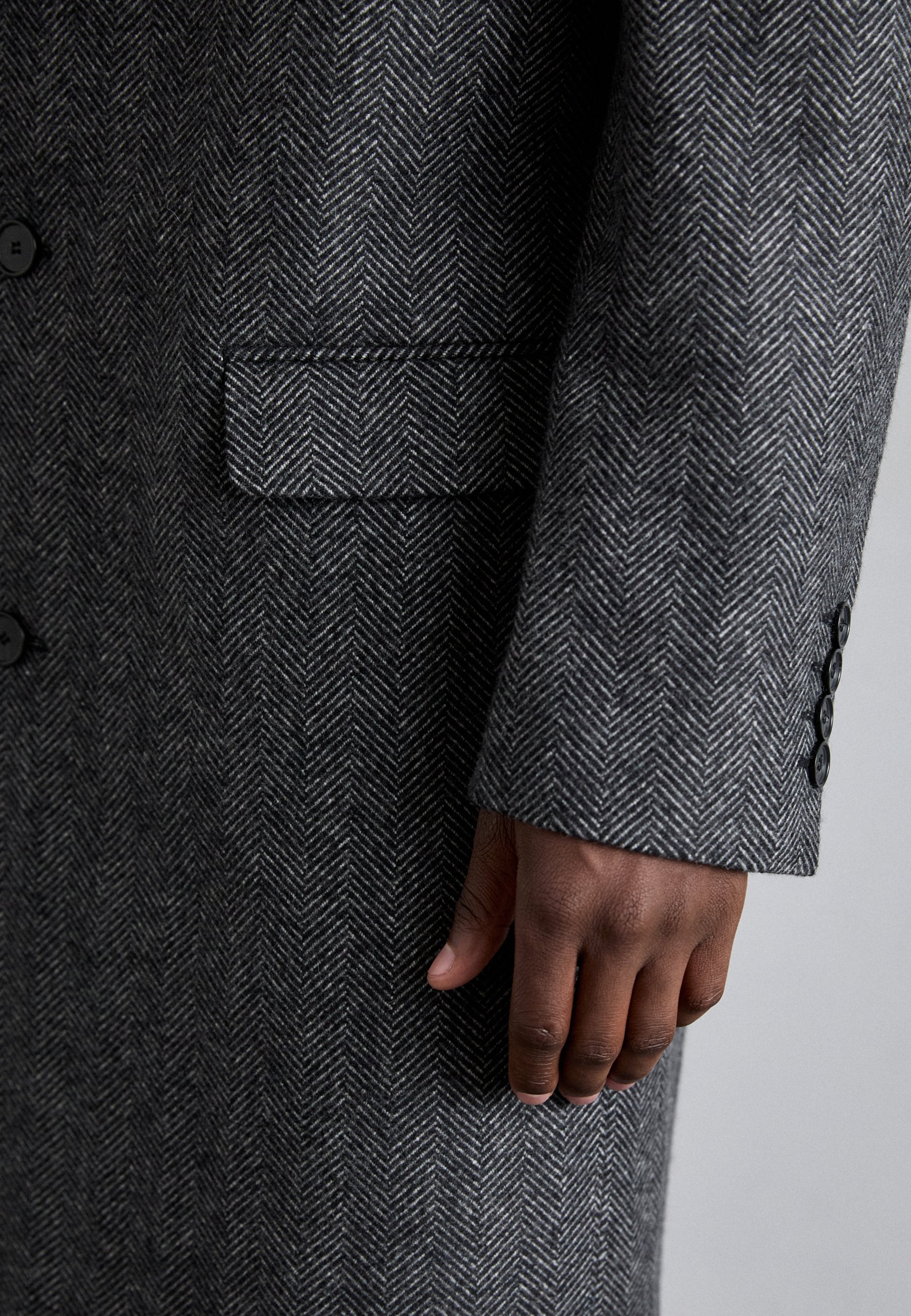 Filippa K SPROŠČENI PLAŠČ - Klasični plašč - siv