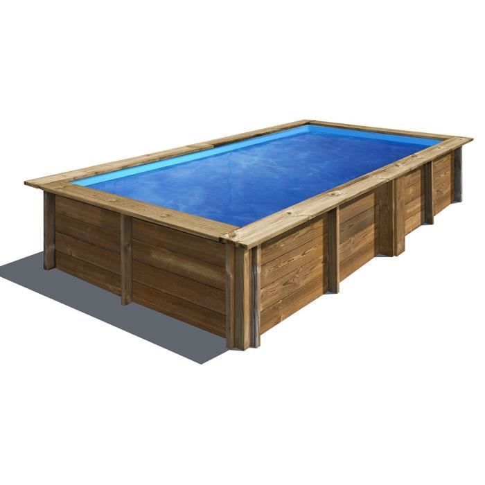 Sitronfarget trebasseng 3,75 x 2,00 x 0,68 m - Gré