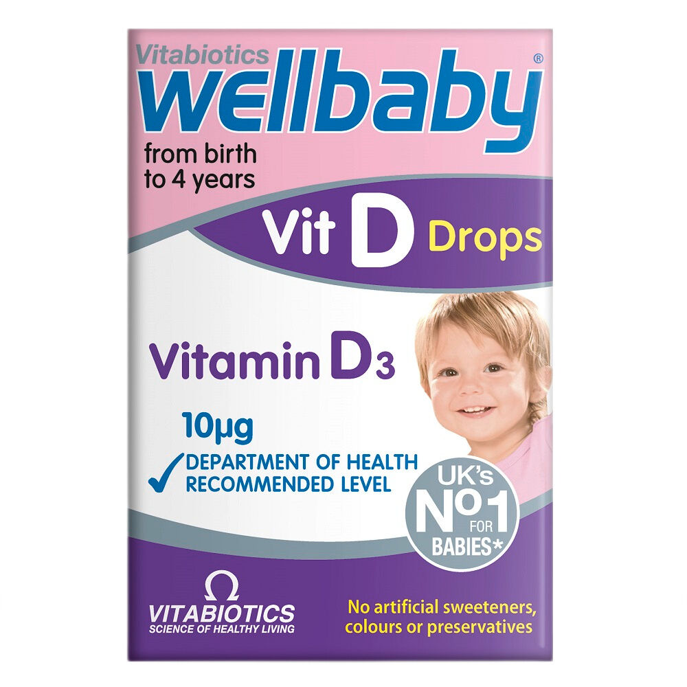Vitabiotics Wellbaby D-vitamindroppar