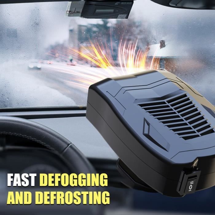 Chauffage voiture - Non spécifié - 140W - 12V - Dégivrage rapide - Refroidissement 2 en 1