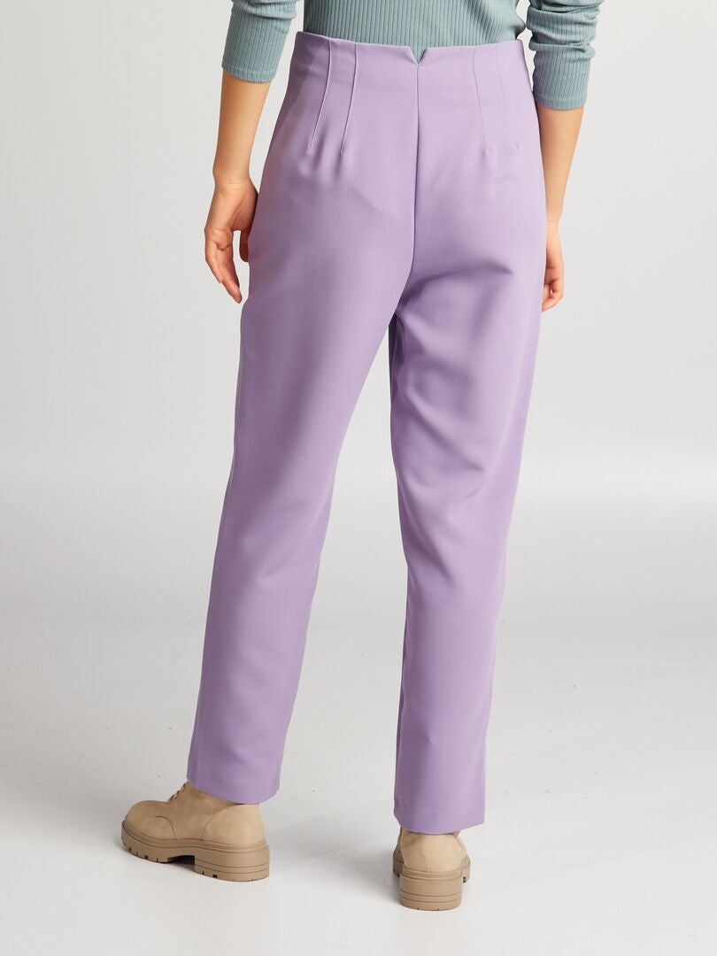 Rechte broek - PAARS