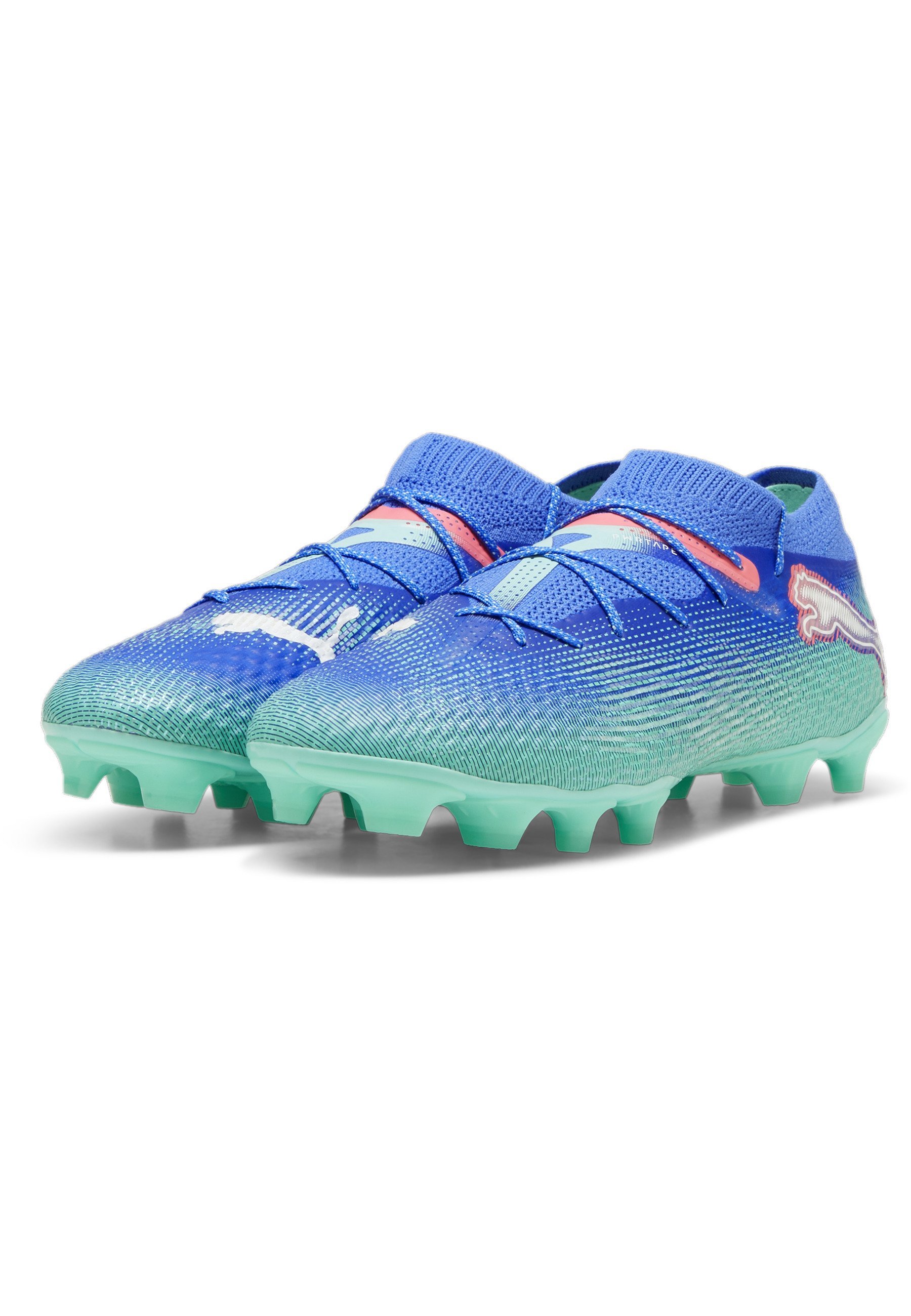 Puma FUTURE 7 PRO - Voetbalschoenen voor kunstgras - bluemazing- white-electric peppermint
