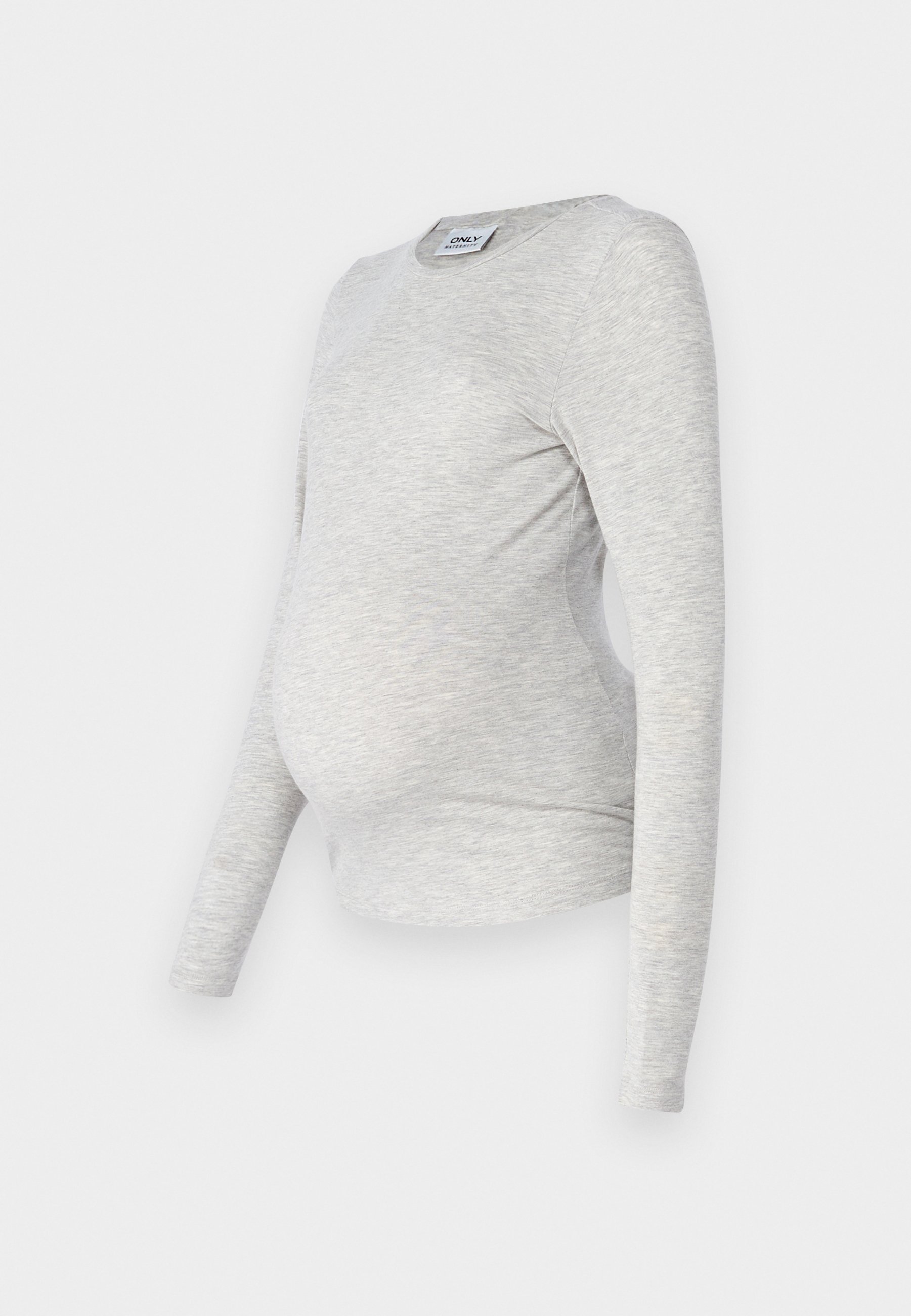 ONLY MATERNITY OLMSIGRID - Top met lange mouwen - lichtgrijs