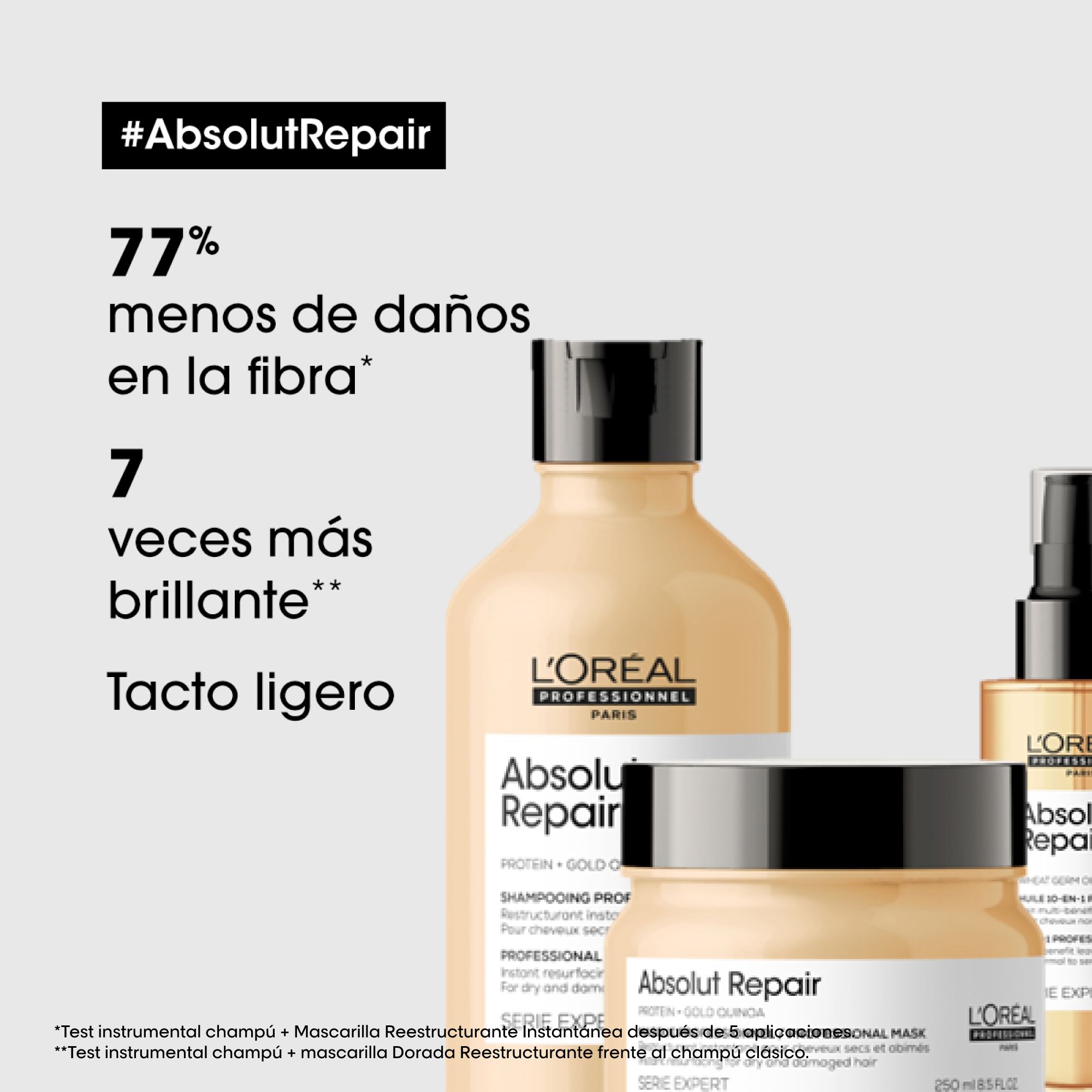 Златна маска за косу Absolut Repair
