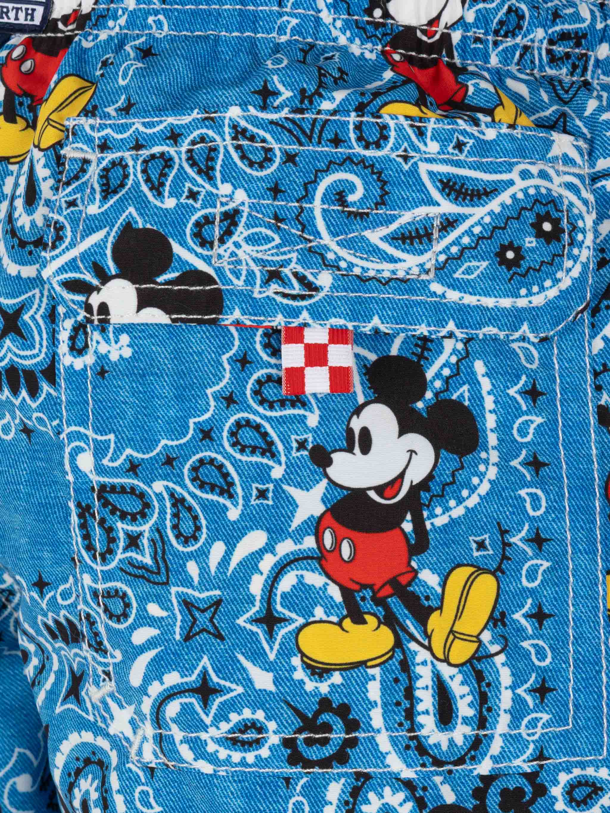 Middellange jeansbadpak met Mickey Mouse-print | DISNEY® SP