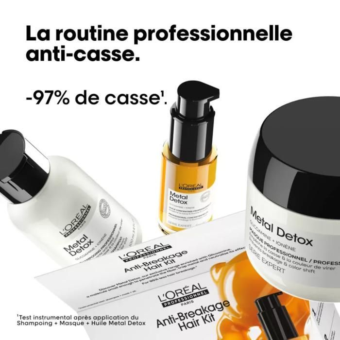 Kit Mini Trio - L'ORÉAL PROFESSIONNEL - Desintoxicação de Metais - Anti-quebra - Preservação da Cor - Sem Sulfato