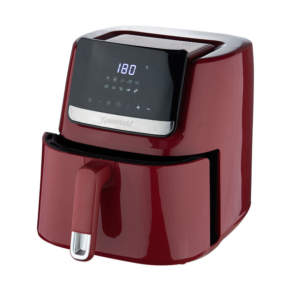 Airfryer, 6,5 l, bordeauxrood