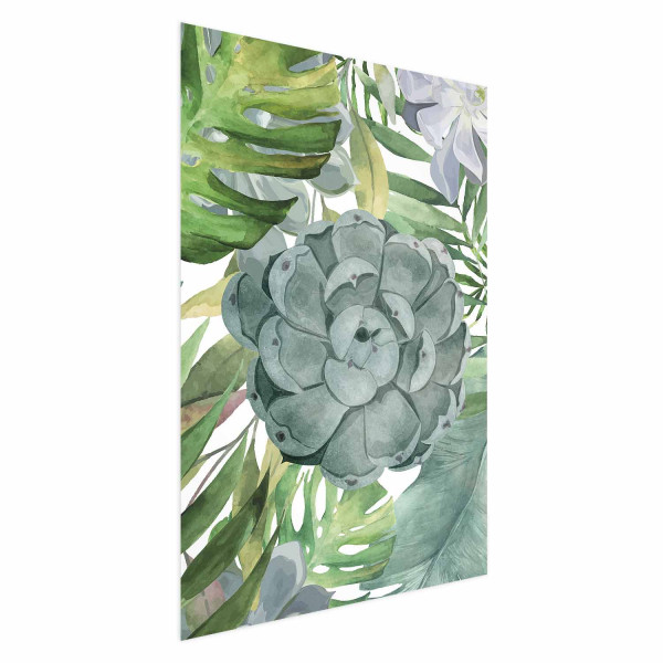 Plakat Tropikalna flora 21x30 cm
