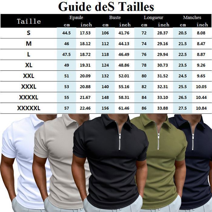 Polo de hombre, manga corta, estilo casual deportivo, corte ajustado, color liso - Blanco