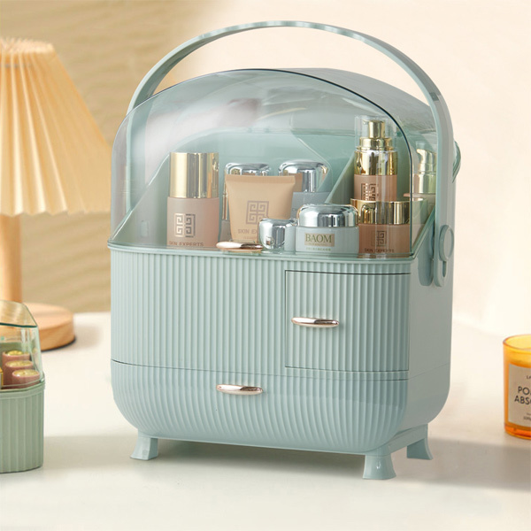 Velký prachotěsný organizér na make-up a kosmetiku Livingandhome