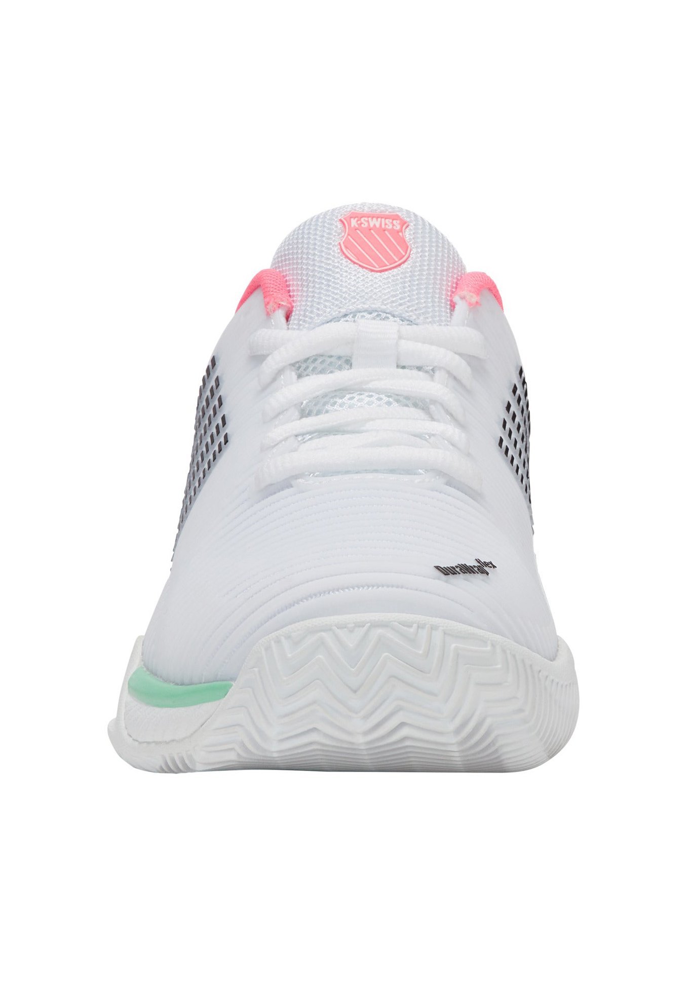 K-SWISS HYPERCOURT EXPRESS - Tennisschoenen voor gravelbanen - wit/neon pastelroze/zwart