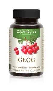 Avet Herbs Głóg, Ekstrakt z owoców głogu, Kapsułki