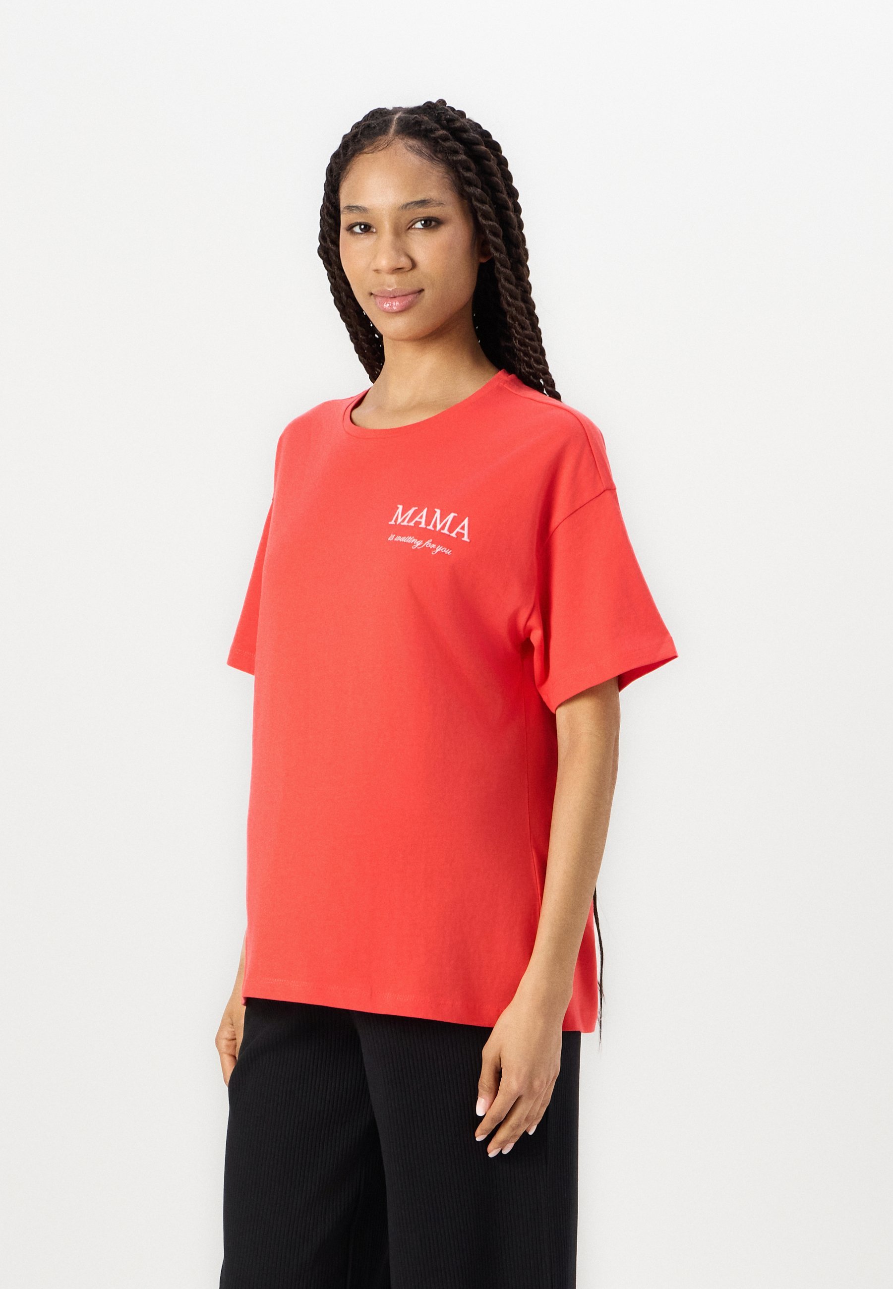 MAMALICIOUS MLFERIDA - T-shirt met print - bitterzoet