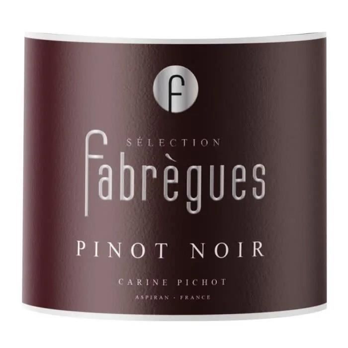 Fabrègues Sélection Pinot Noir 2024 Pays d'Oc - Vin rouge de Languedoc-Roussillon x6