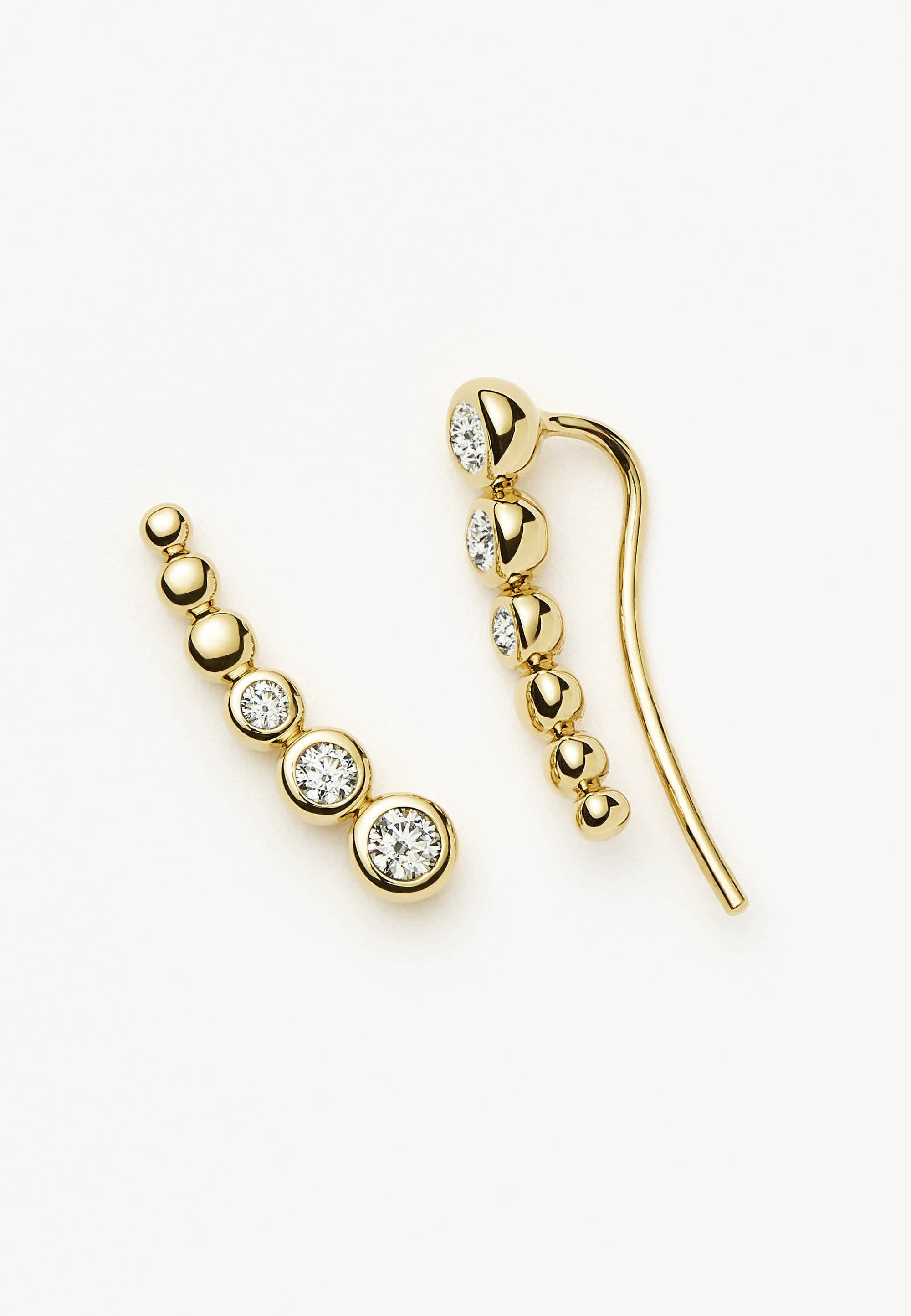Missoma TENNIS CLIMBER STUD - Ohrringe - Gold