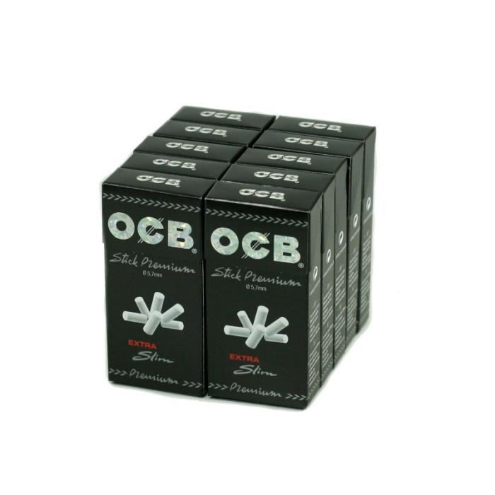 10er-Packung extra schlanke Stickfilter (5,7 mm) - OCB