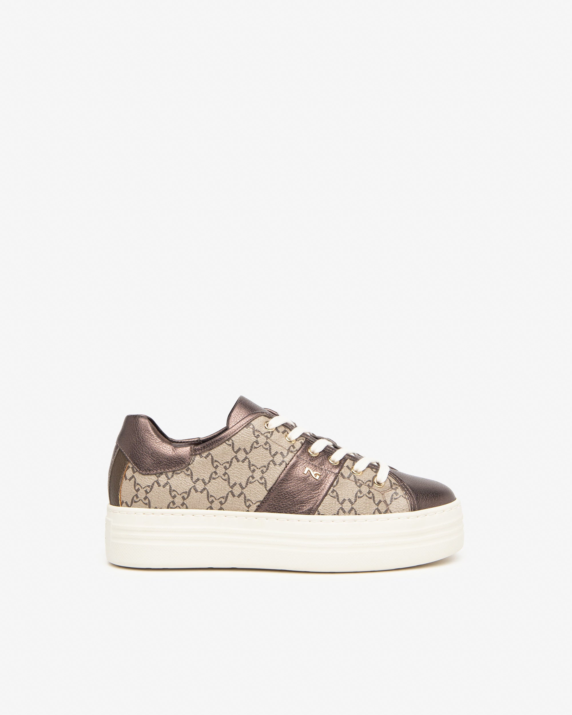  Damen-Sneaker aus Leder und Funktionsmaterial