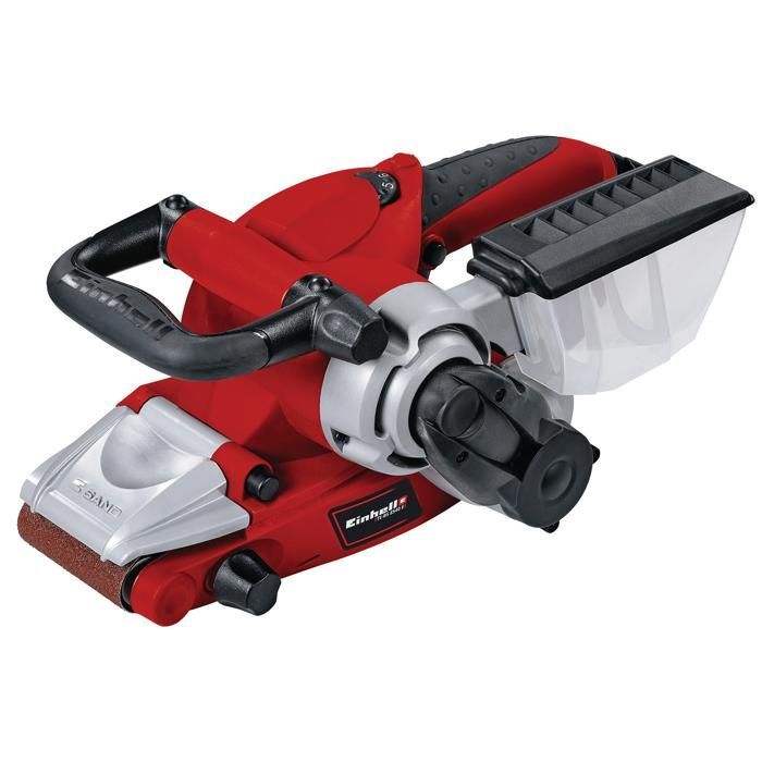 Einhell TE-BS 8540 E Belt Sander (850 W, Electronic Speed Control, Sanding Surface 75x140 mm)