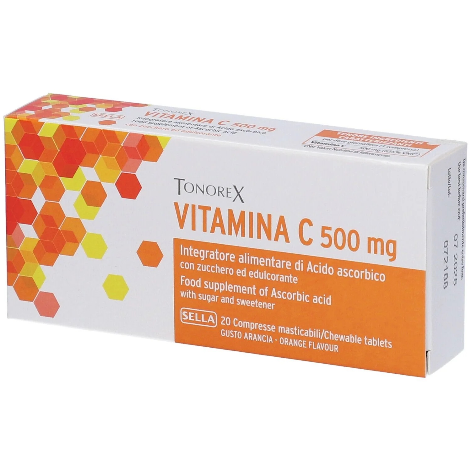 SELLA Tonorex Vitamine C 500 mg 20 tabletten