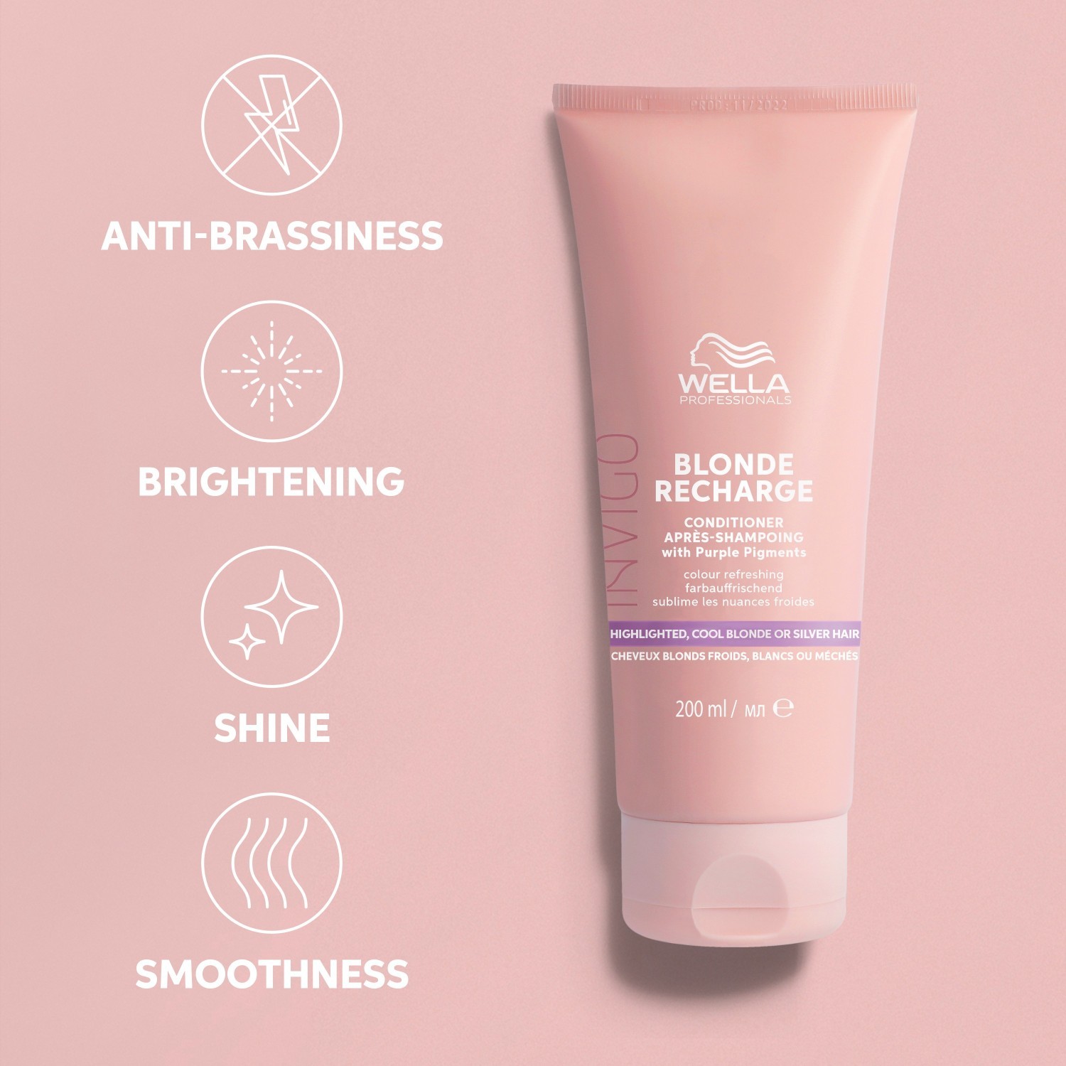 Wella Professionals регенератор INVIGO Blonde Recharge регенератор - 200 мл