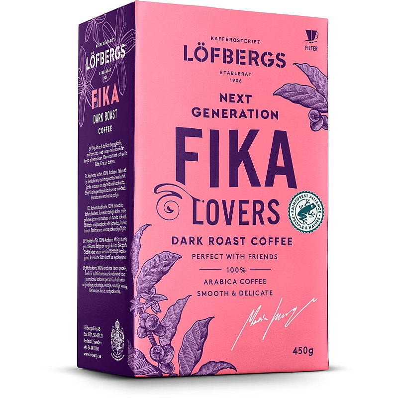 Löfbergs Kaffefilter malet 450 g Fika NGCL Löfbergs