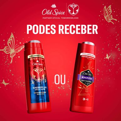 Old Spice Long Lasting Freshness Tomorrowland šampon a sprchový gel pro muže 400 ml