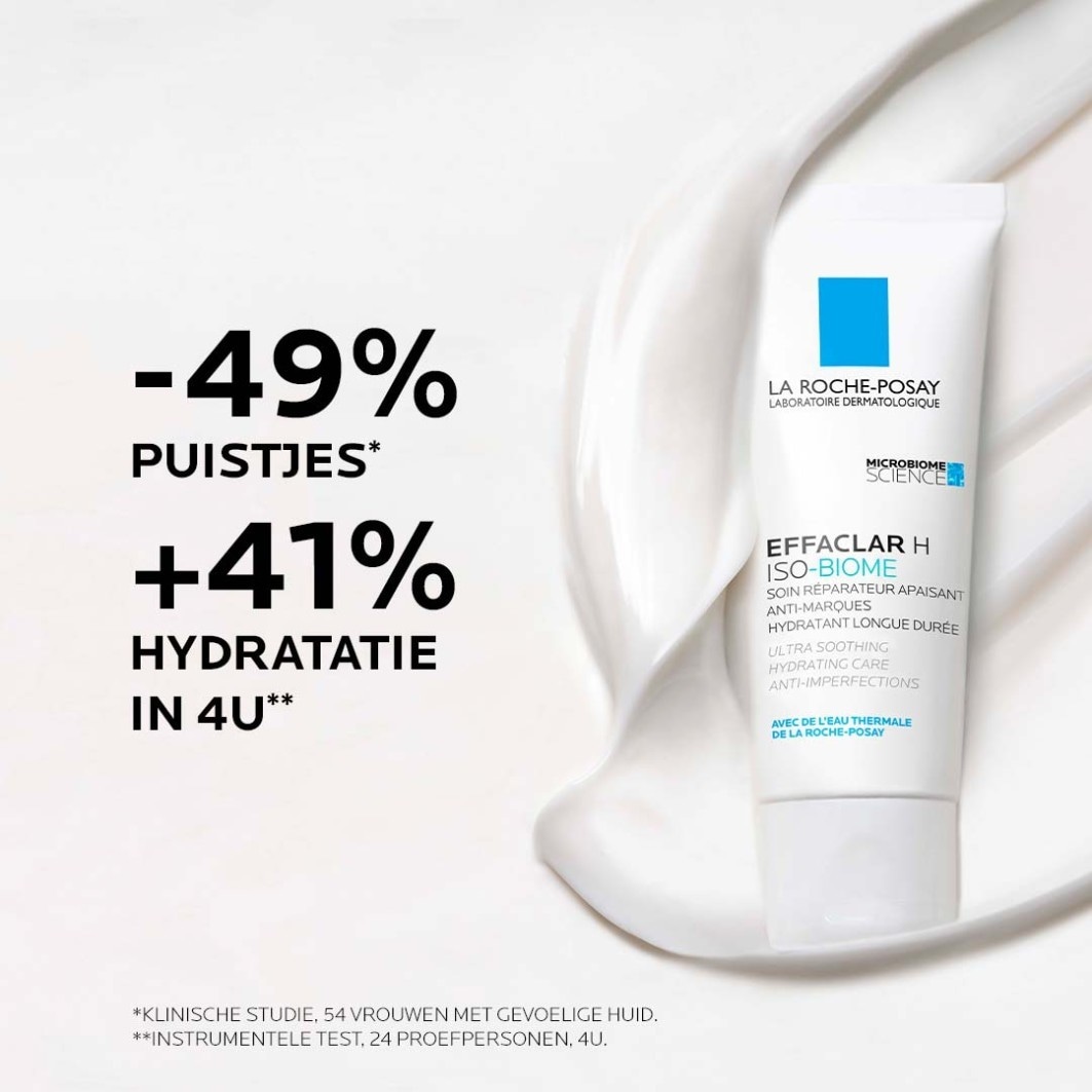 La Roche-Posay Effaclar H ISO-BIOME -päivävoide - 40 ml
