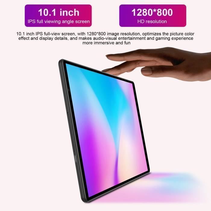 Tablette Tactile -DUODUOGO G20 - 10 Pouces HD - 8 Core - 4G LTE -WiFi - 4Go RAM - 64Go ROM - Android 10.0 - Dual SIM - GPS -
