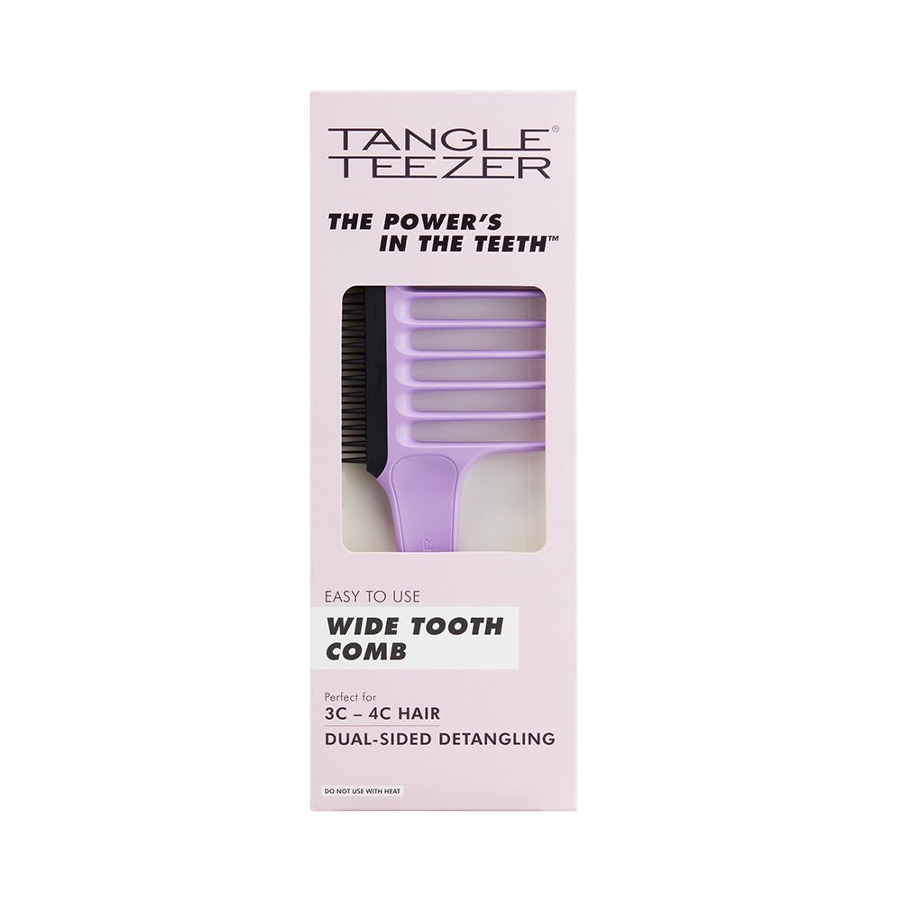 Hrebeň Tangle Teezer so širokými zubami – fialovo-čierny – 1 kus