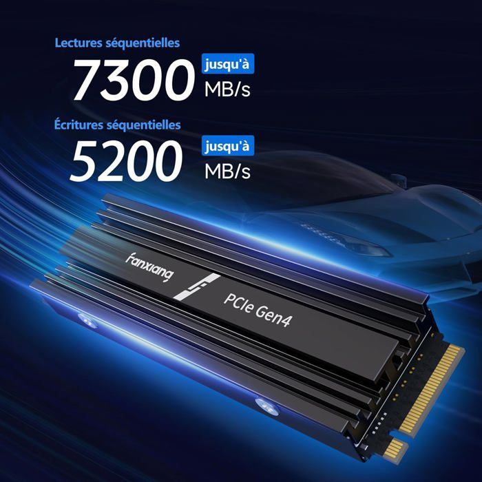 Fanxiang S880R 1 TB NVMe M.2 PCIe Gen 4 x4 Interne SSD für PS5 PC