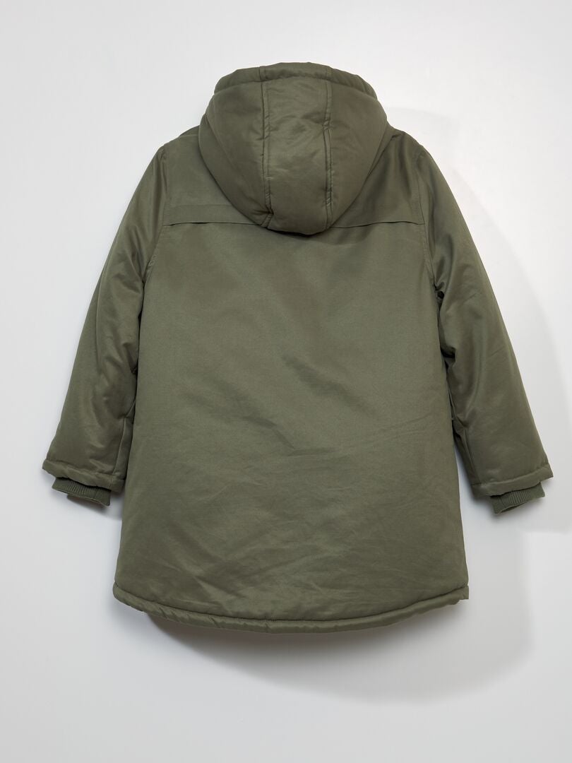 Parka 3 en 1 + Chaqueta de plumas - CAQUI
