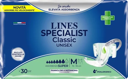LINES Lines Specialist Classic Super Windelhöschen, 30 Stück