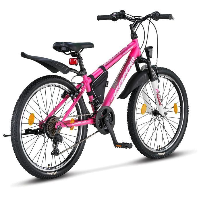 VTT - LICORNE - Tout suspendu - 24 pouces - 21 vitesses - Hydrauliques - Mixte - Cross country