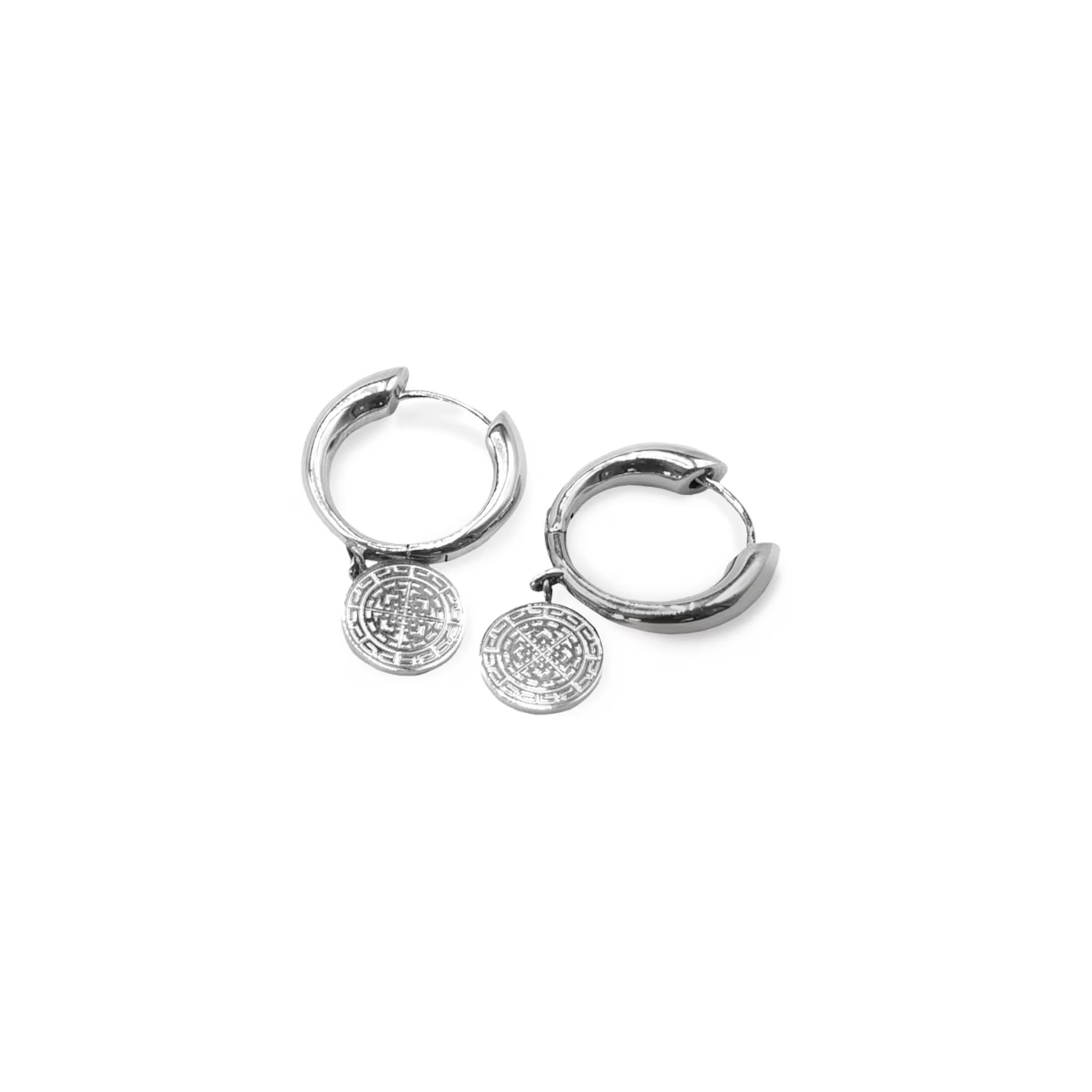 Boucles d'oreilles charmantes Marrakech en argent